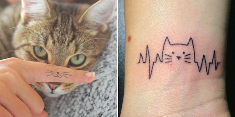 25 Tiny Tattoos That Prove Being A Cat Lady Is Finally Cool